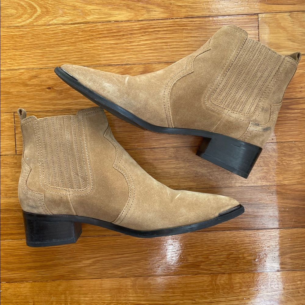 Marc Fisher Yohani Suede Ankle Boots